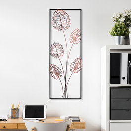 Wallity Strawberry 2 Escultura de pared de metal multicolor